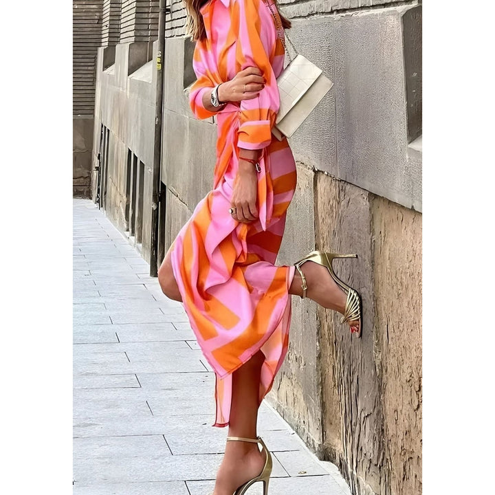 Women's Wrap Midi Dress, detail view 3