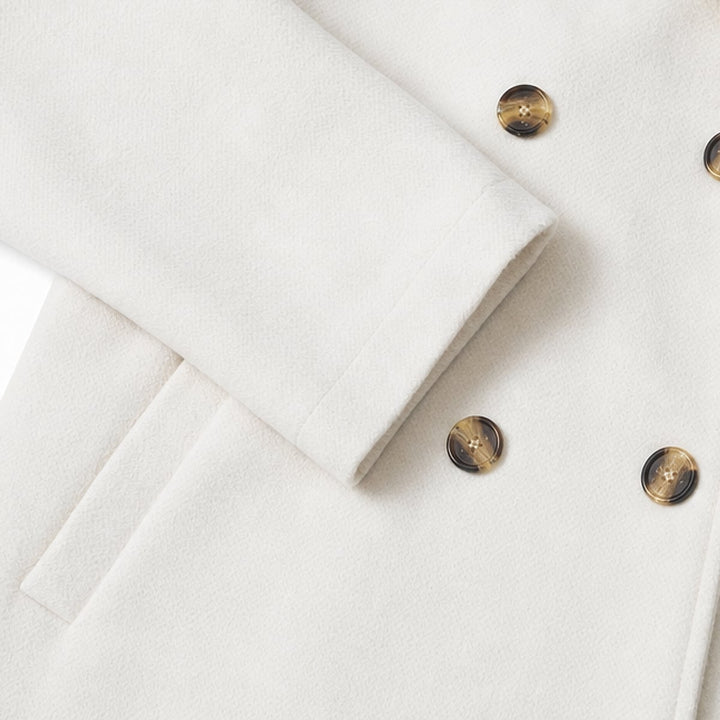 Women's Double Breasted Winter Coat, detail view 5