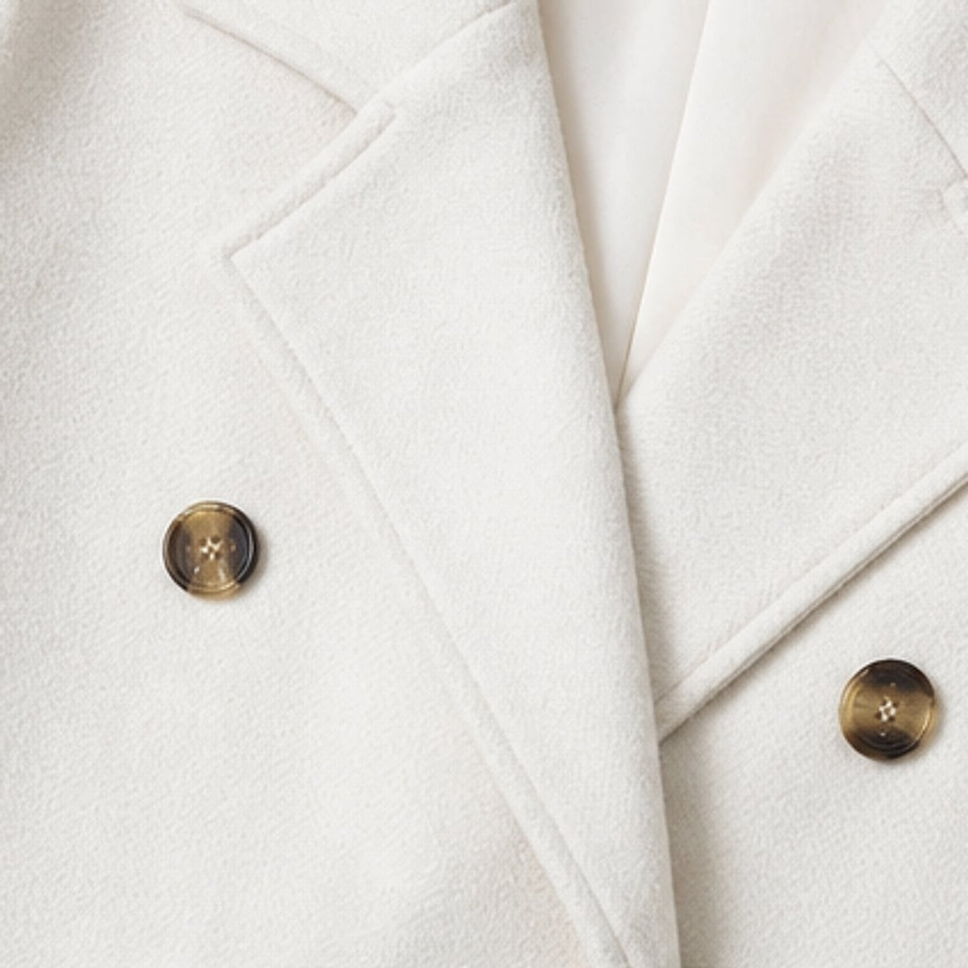 Women's Double Breasted Winter Coat, detail view 3