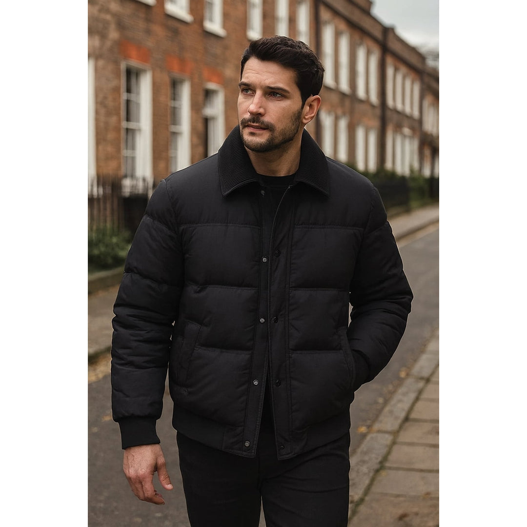 Men's Quilted Jacket, front view