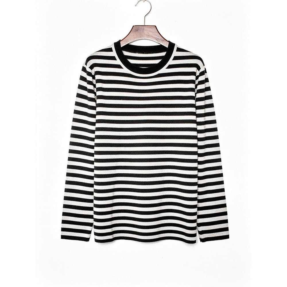 Women's Striped Sweater, front view