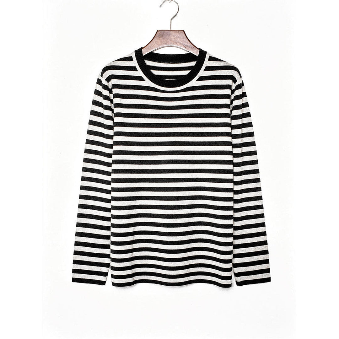 Women's Striped Sweater, front view