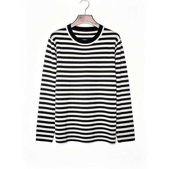 Women's Striped Sweater, front view