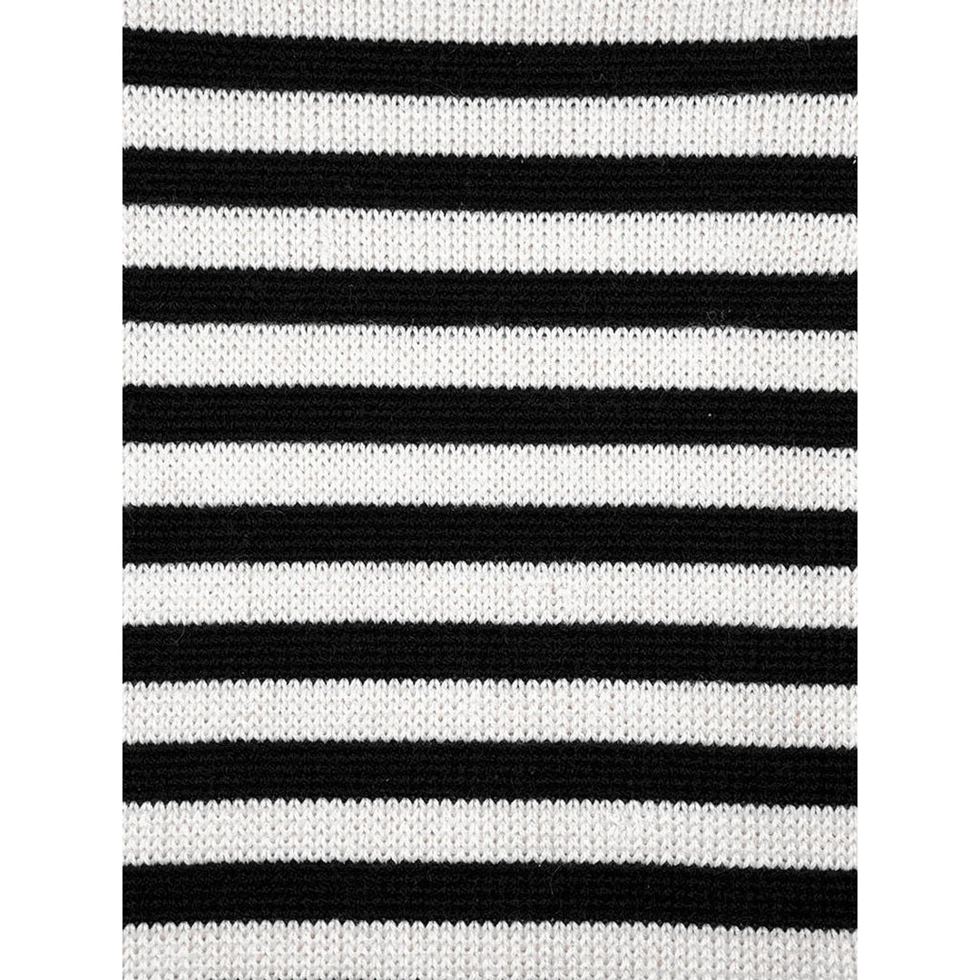 Women's Striped Sweater, detail view