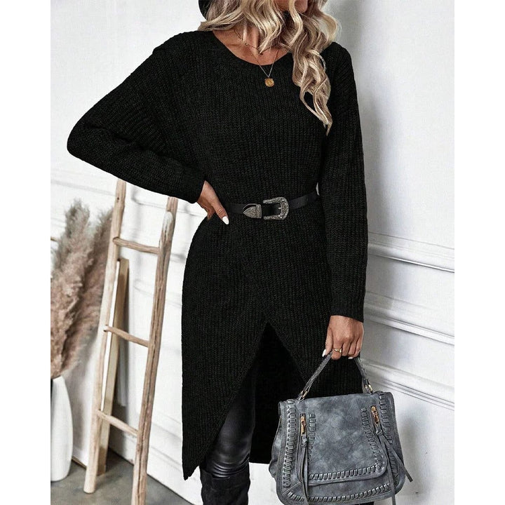 Women's Long Knit Cardigan, detail view 2