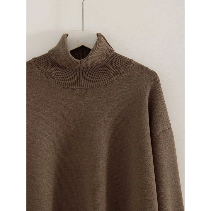 Women's Cropped Turtleneck Sweater, detail view
