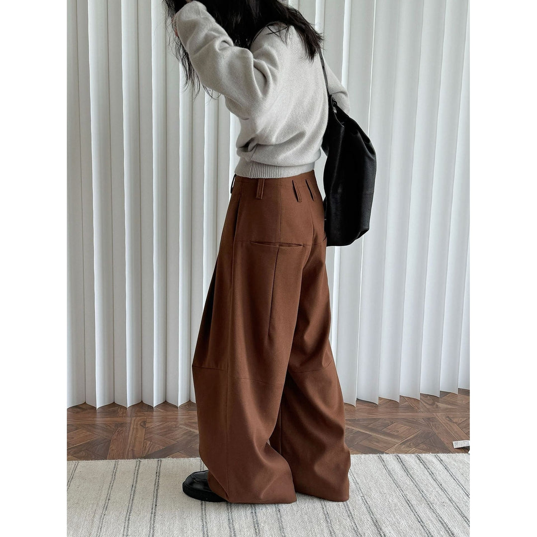 Women's Wide Leg Pants, back view