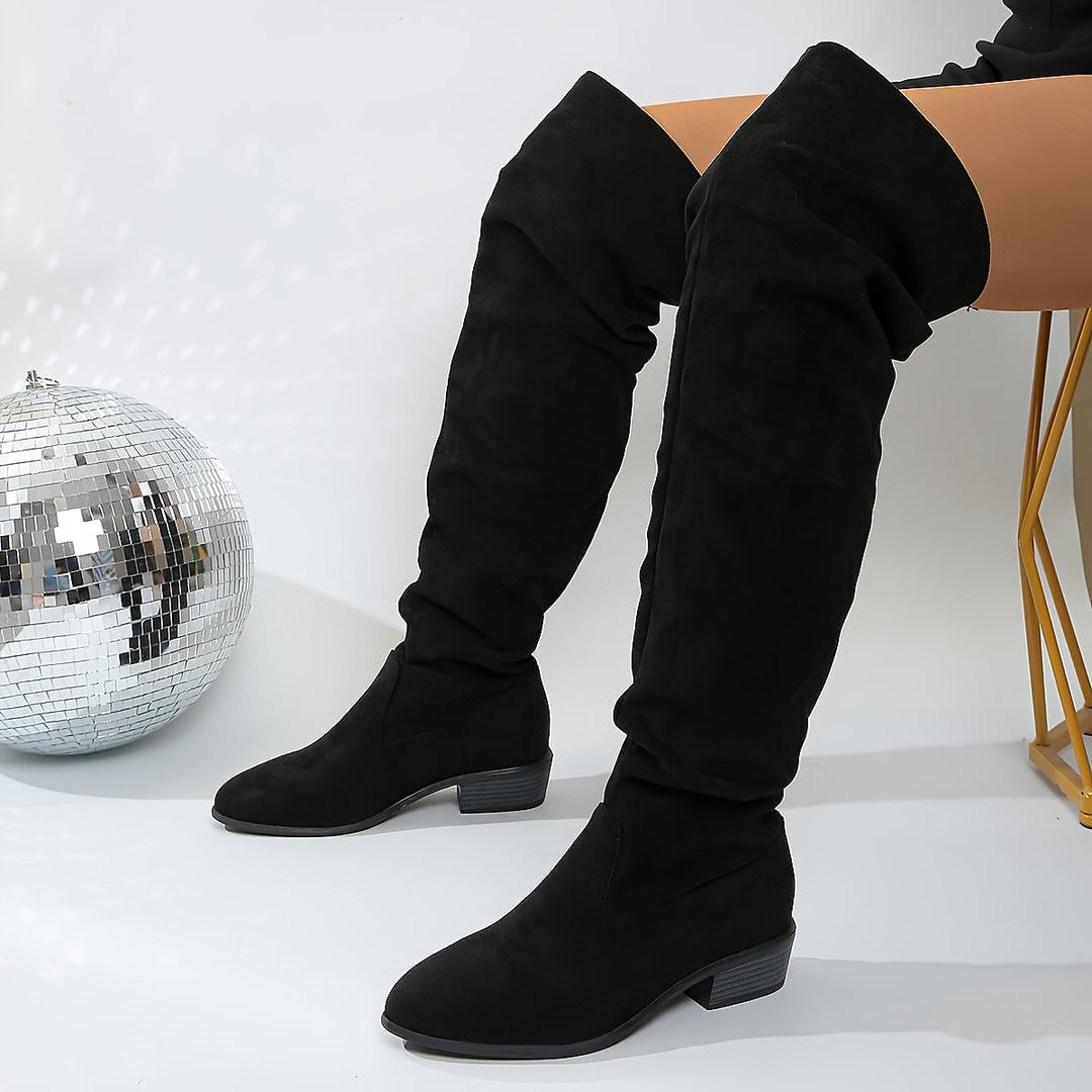 Women's Over the Knee Slouch Boots, detail view 3