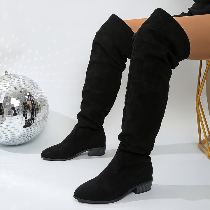 Women's Over the Knee Slouch Boots, detail view 3