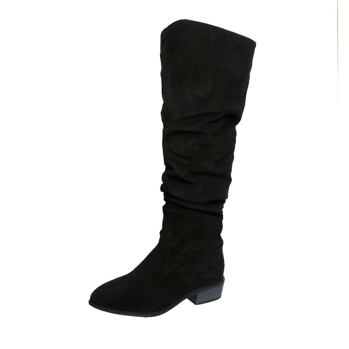 Women's Over the Knee Slouch Boots, front view 4