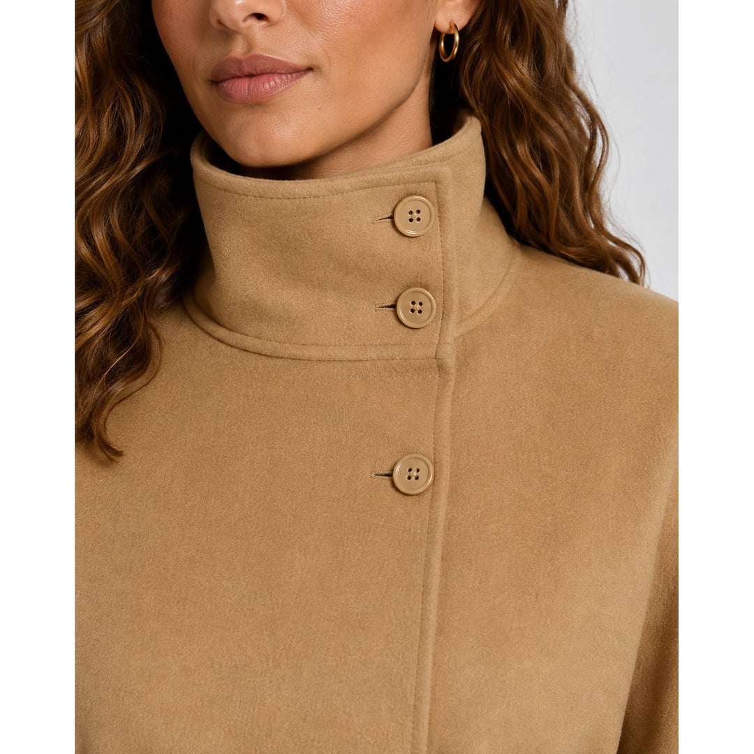 Women's Belted Cape Coat, detail view 2