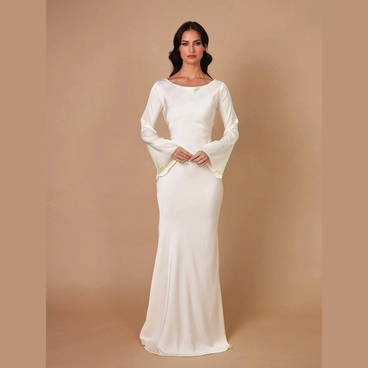 Women's Long Sleeve Maxi Dress, detail view 3