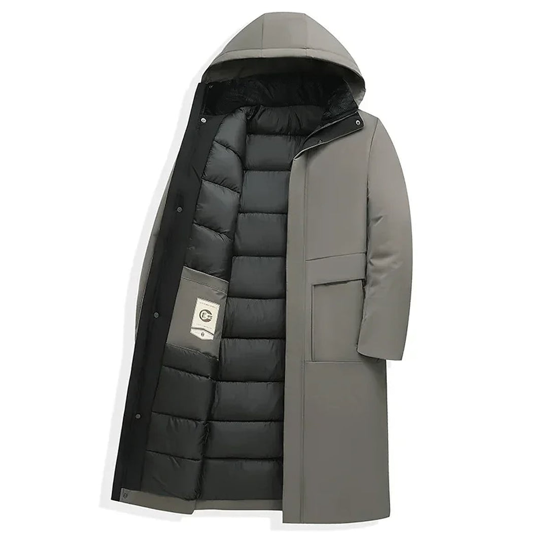Men's Long Coat, detail view