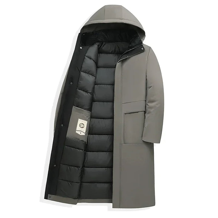 Men's Long Coat, detail view