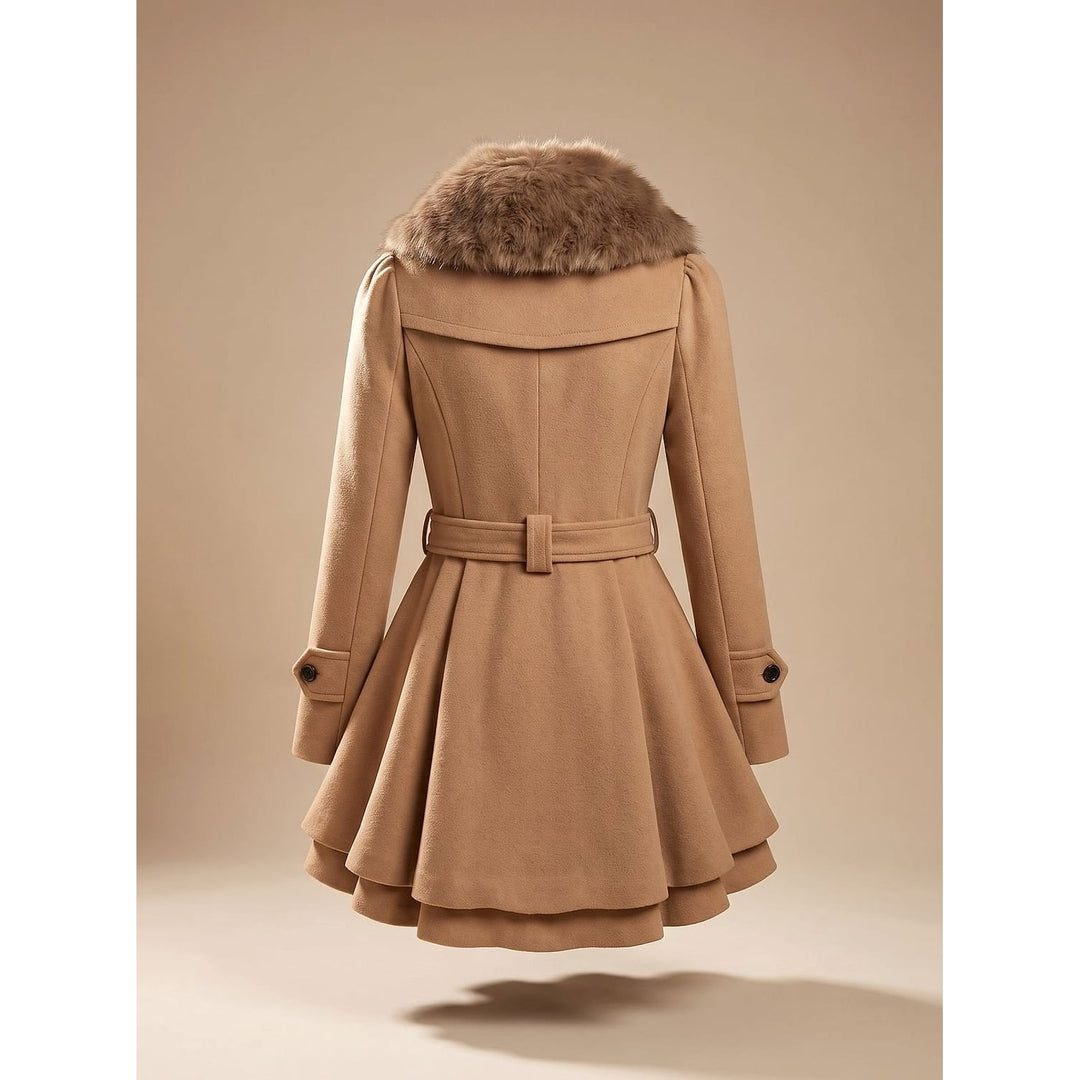 Women's Pea Coat, back view