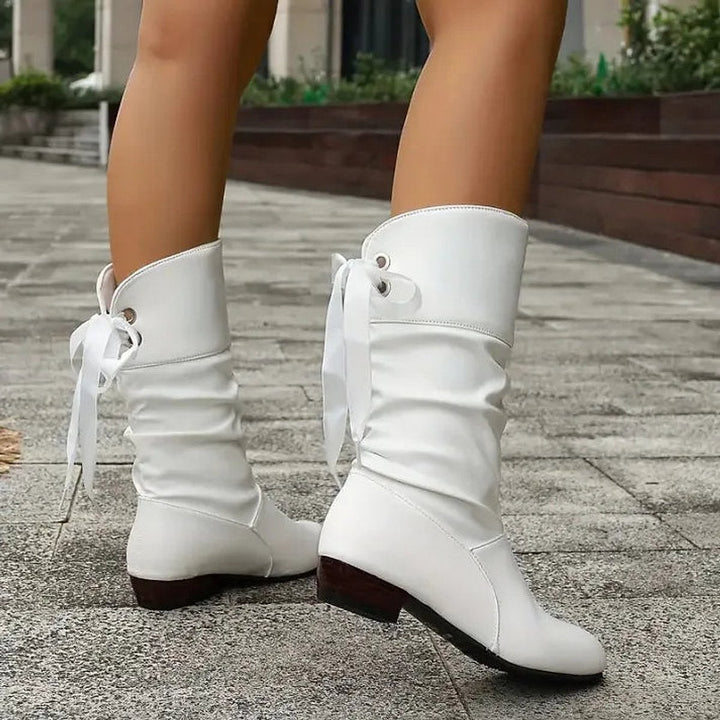 Women's Slouchy Lace Up Boots, detail view 3