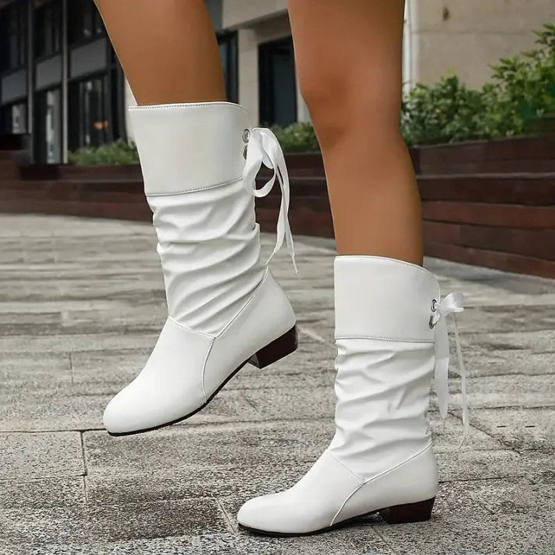 Women's Slouchy Lace Up Boots, detail view 5