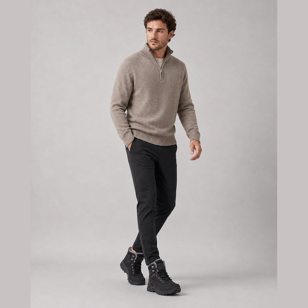 Men’s Lined Winter Boots, front view 2