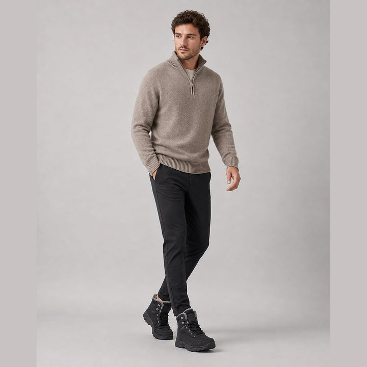 Men’s Lined Winter Boots, front view 2