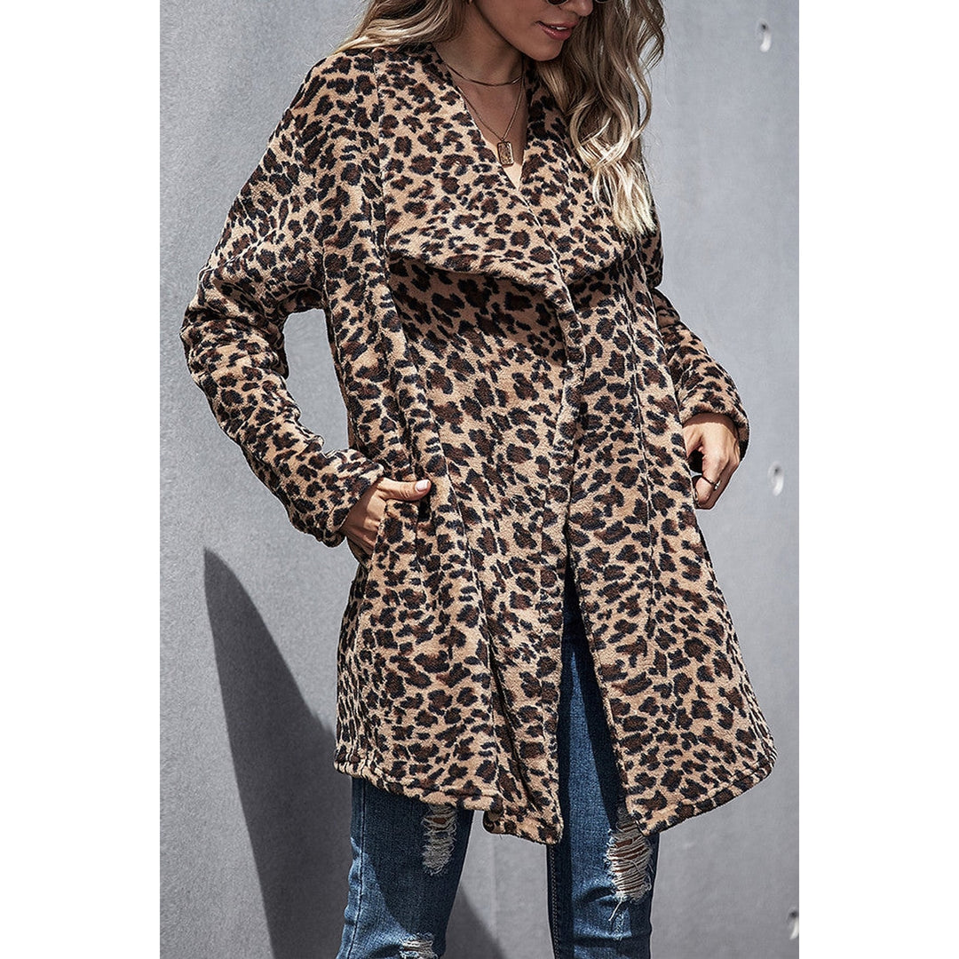 Women's Brown Coat, front view