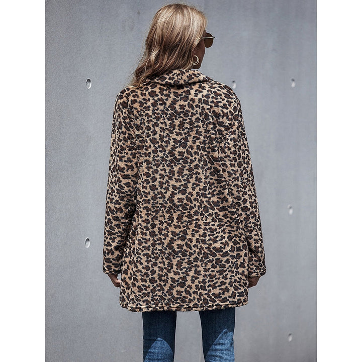 Women's Brown Coat, back view