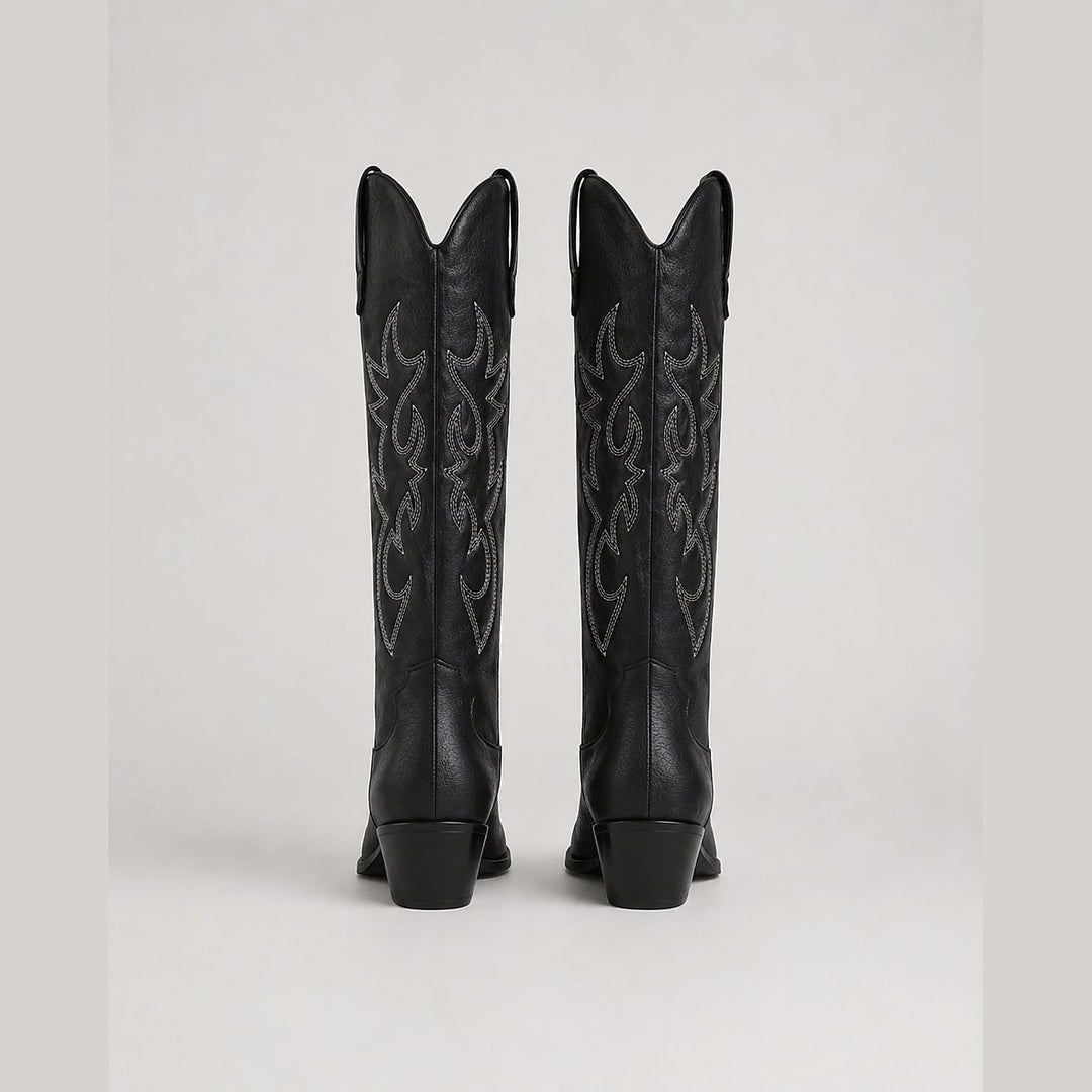 Women’s Embroidered Cowboy Boots, detail view
