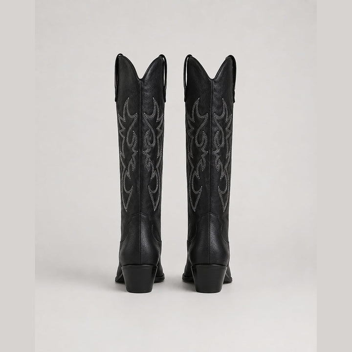 Women’s Embroidered Cowboy Boots, detail view