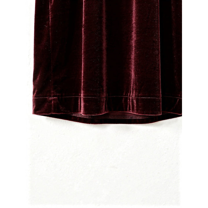 Women's Long Velvet Dress, detail view