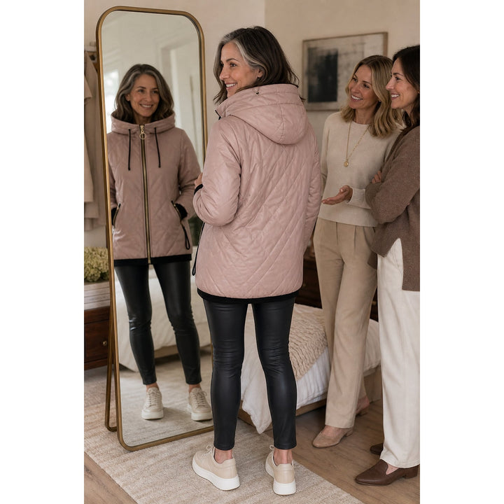 Women's Quilted Jacket, back view