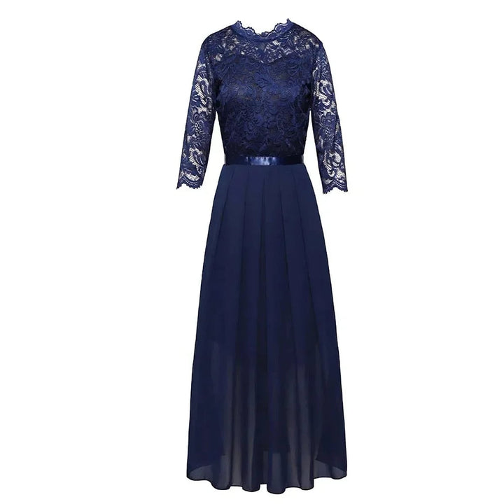 Women's Lace Maxi Dress, front view 2