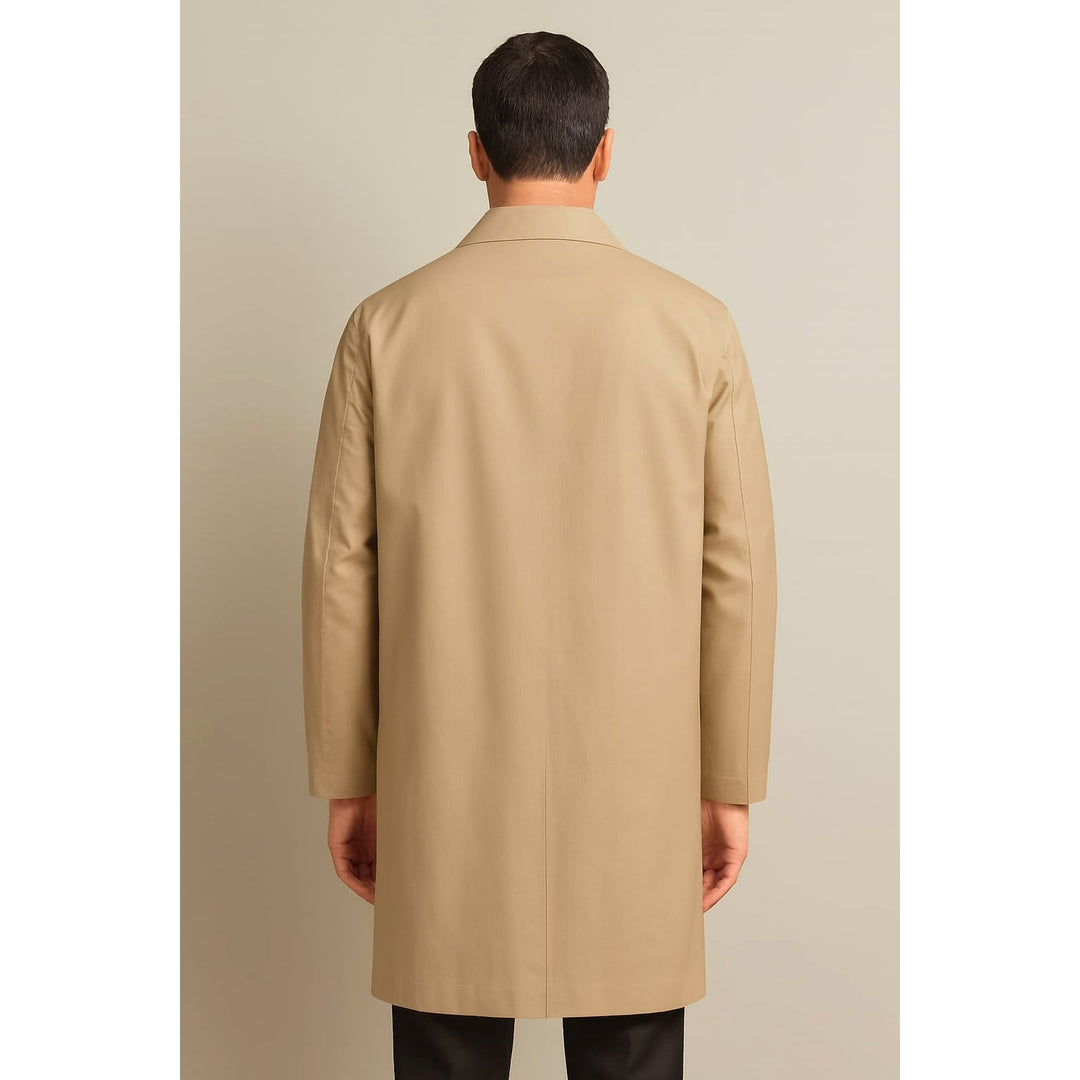 Men's Single Breasted Coat, back view