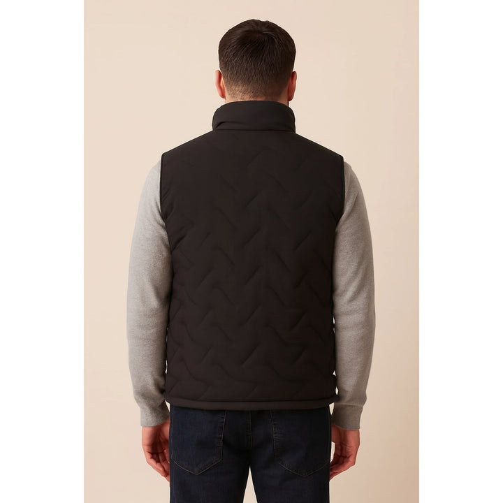 Men's Sherpa Lined Vest, back view