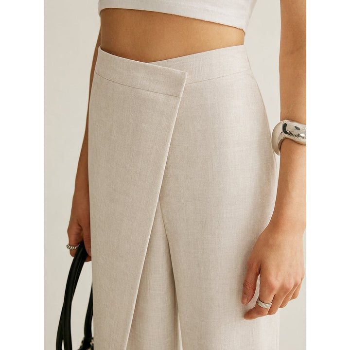 Women's Wrap Wide Leg Pants, detail view