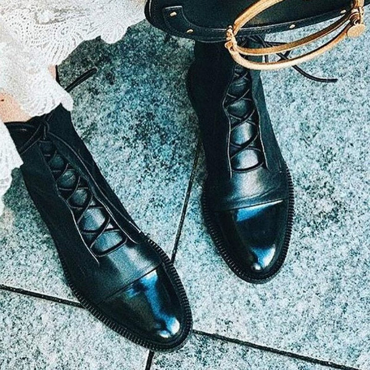 Women’s Waterproof Lace Up Boots, detail view