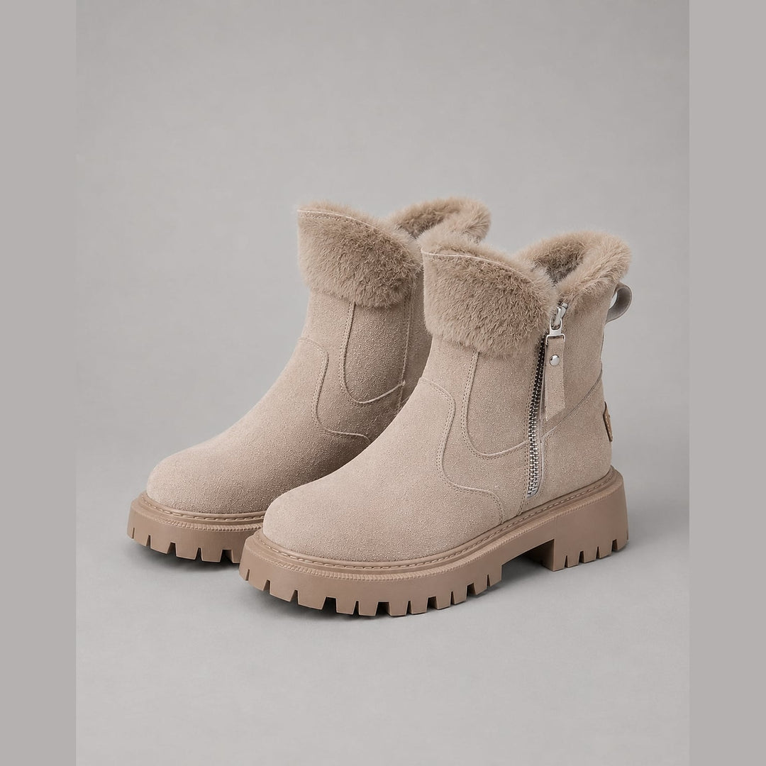 Women's Faux Fur Lined Ankle Boots, detail view 4
