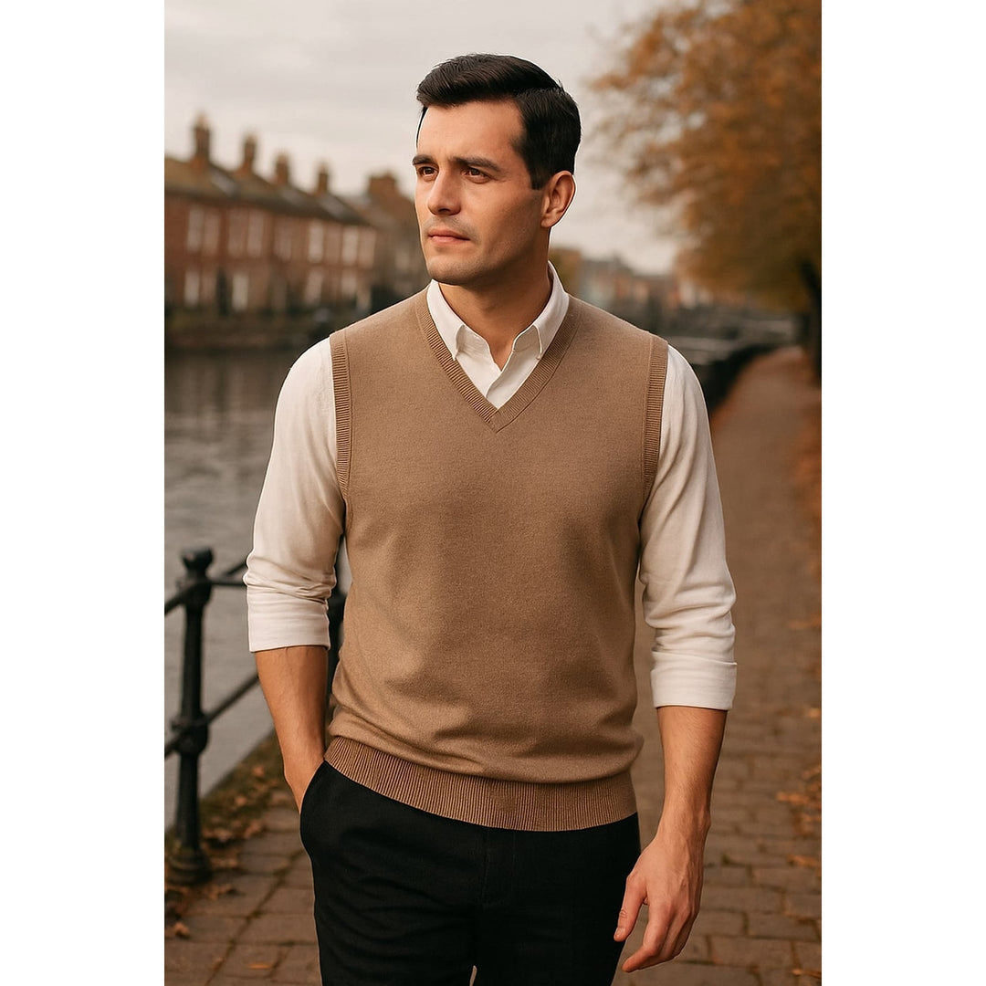 Men's Sweater Vest, detail view 2