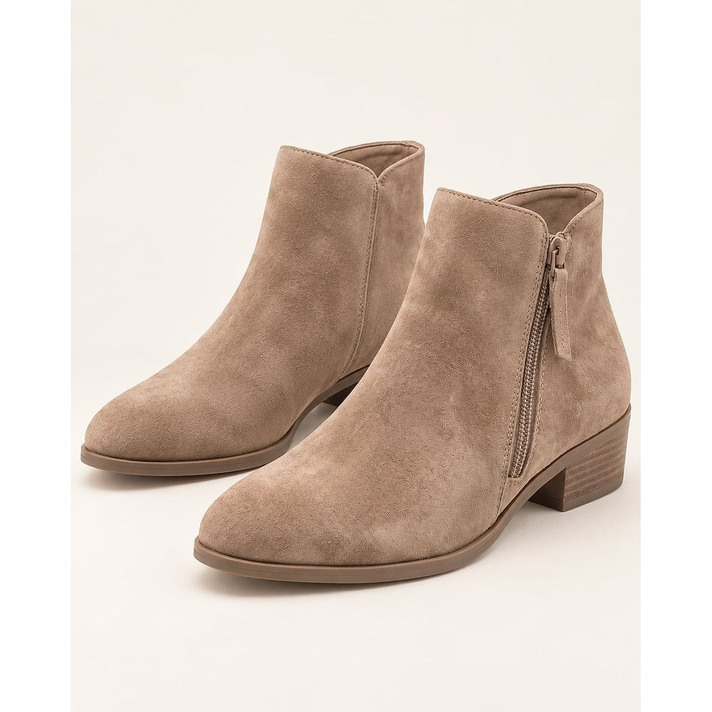 Women's Wide Fit Ankle Boots, front view