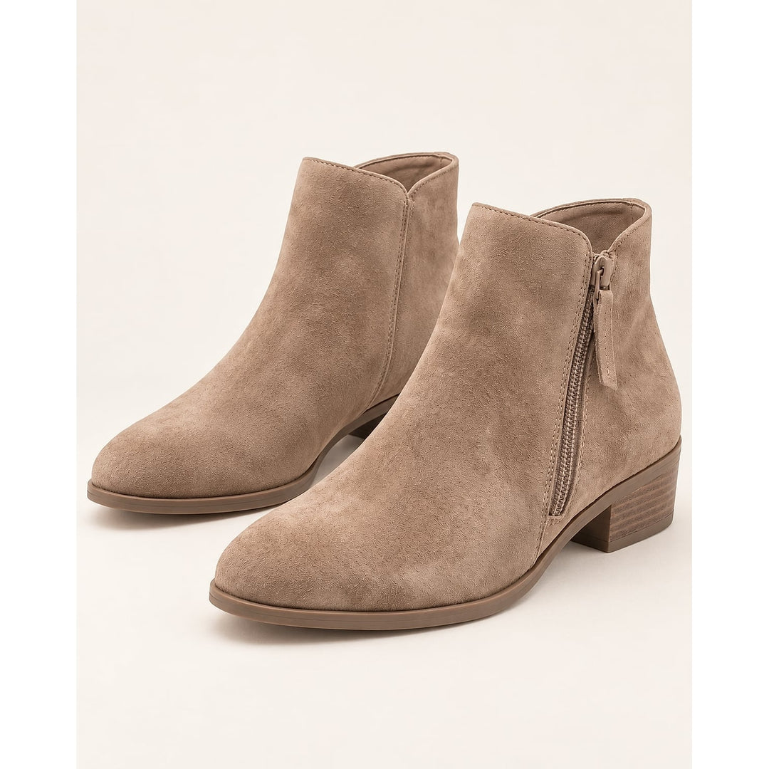 Women's Wide Fit Ankle Boots, front view