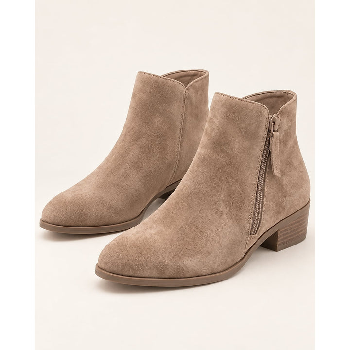 Women's Wide Fit Ankle Boots, front view