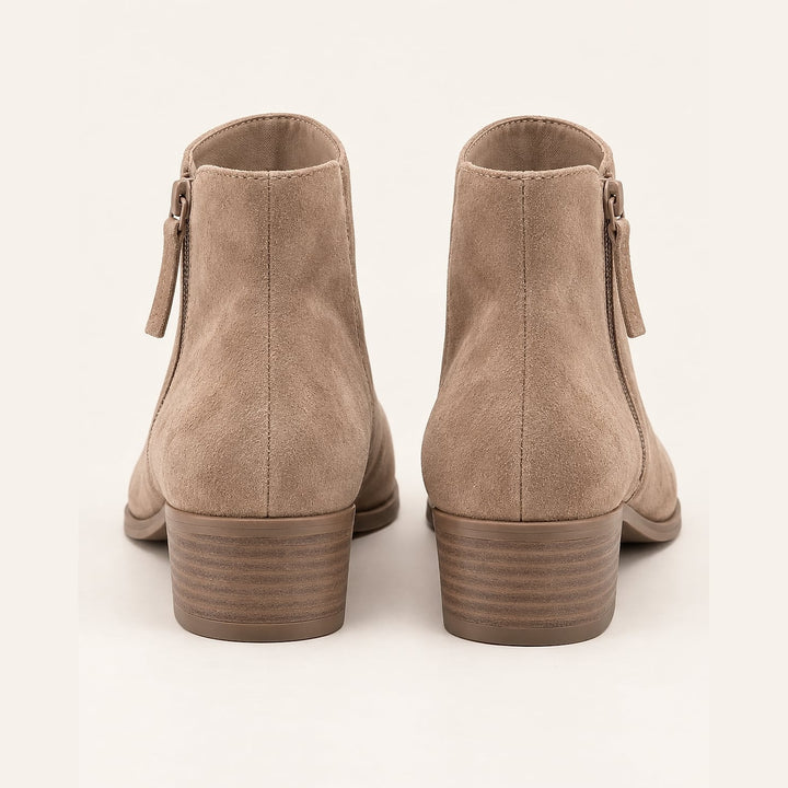 Women's Wide Fit Ankle Boots, back view