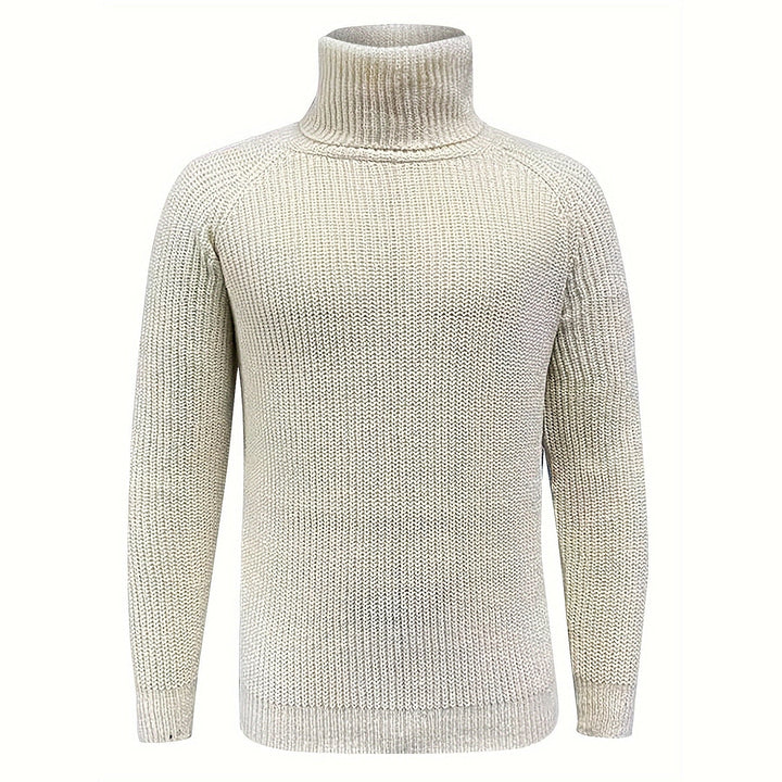 Men's Christmas Turtleneck Sweater, front view 3