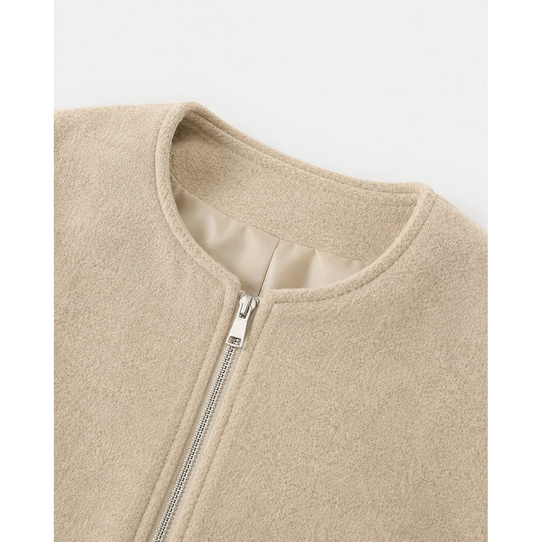 Women's Cropped Bomber Jacket, detail view 2