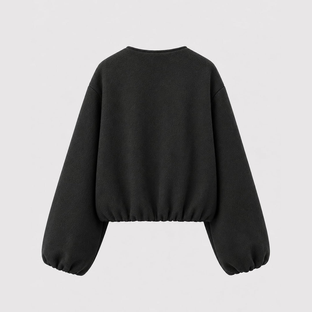 Women's Cropped Bomber Jacket, detail view 5