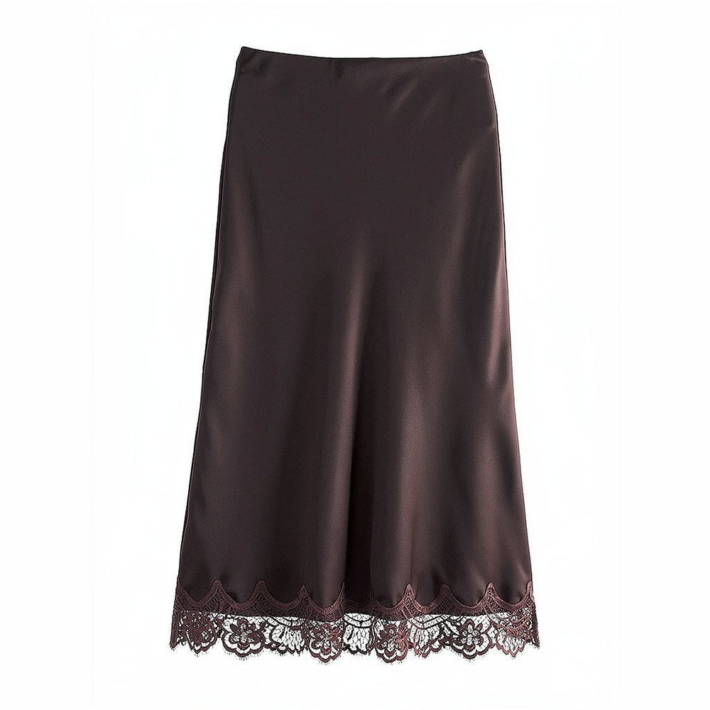 Women’s Satin Skirt, front view