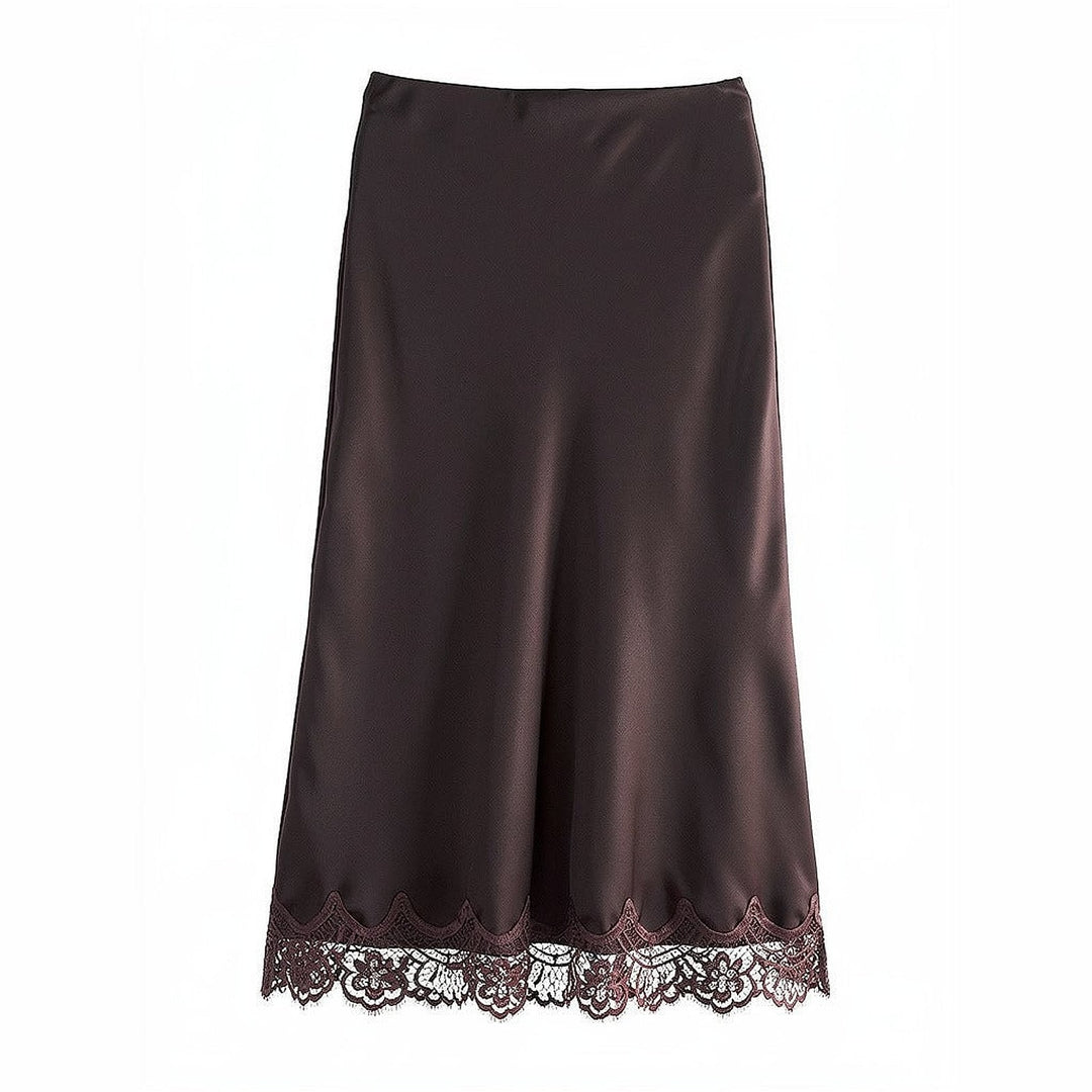 Women’s Satin Skirt, front view
