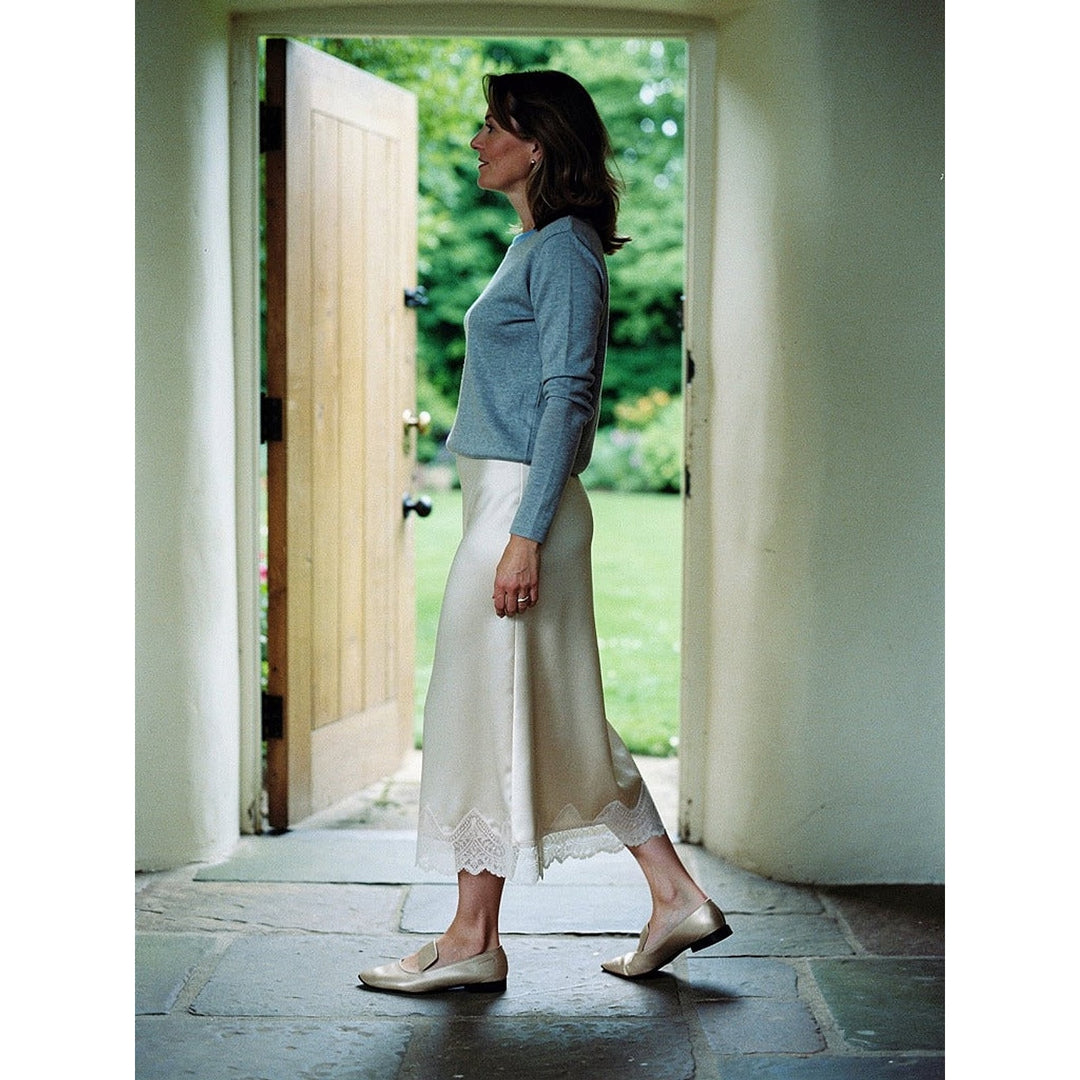 Women’s Satin Skirt, side view