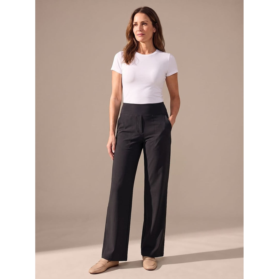 Women's High Waisted Wide Leg Pants, detail view 5