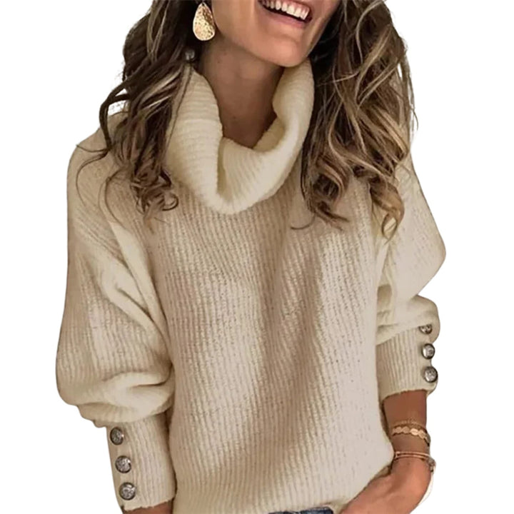 Women's Cowl Neck Sweater, detail view