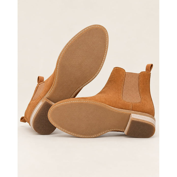 Men's Block Heel Chelsea Boots, detail view
