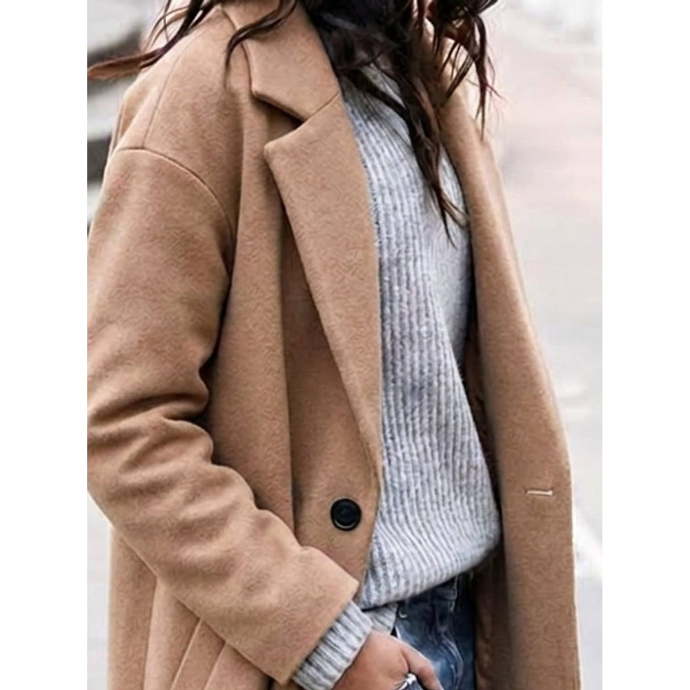 Women's Oversized Coat, front view